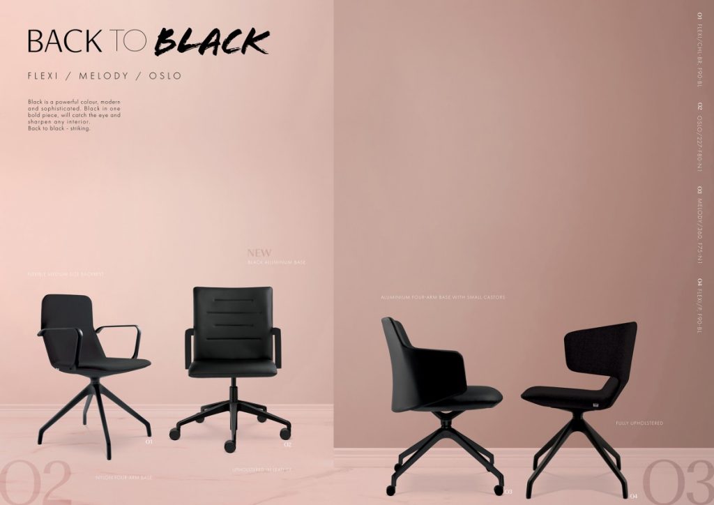 Download the latest 'Must Have Looks 2019' Brochure - Black Chairs